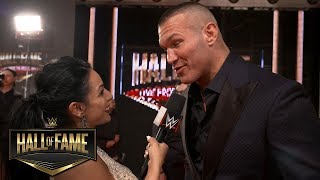 Randy Ortons wife poses question in red carpet bonus interviews WWE Exclusive April 6 2019 [upl. by Berriman347]