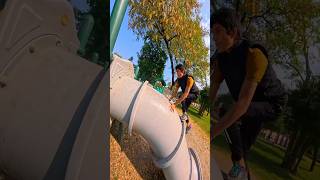 Playground Parkour race for Another Parker PoV shorts youtubeshorts [upl. by Florry]