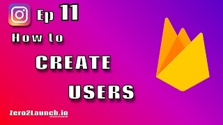 Swift 3 amp Firebase 3  How to Create New Users on Firebase  Ep 11 [upl. by Orag]