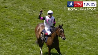 Frankie Dettori rides his 80th Royal Ascot winner [upl. by Artined]