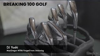 Breaking 100 Golf MacGregor MT 86 Irons Unboxing amp Comparison to Mizuno Players Irons [upl. by Egwan]