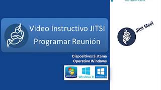 Video Instructivo Programar Reunión en JITSI MEET [upl. by Woodley]