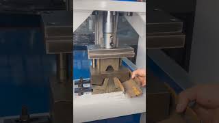 6mm channel cutting phone hydraulic press 328 [upl. by Rajewski]