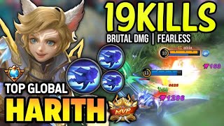 HARITH BEST BUILD 2023  TOP GLOBAL HARITH GAMEPLAY  MOBILE LEGENDS✓ [upl. by Yurik]