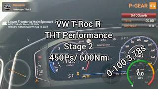 VW TRoc R THT Performance Stage 2 450Ps 600Nm 0100 378s [upl. by Lynda96]