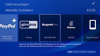 Playstation Plus mit Paysafecard Paysafekarte Psc kaufen verlängern bezahlen PS Plus Deutsch [upl. by Tandi721]