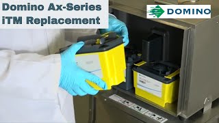 Domino Continuous Inkjet Printer  Ax Series  ITM Module Change procedure [upl. by Annauqal510]