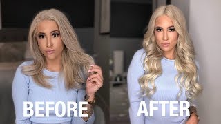 HOW TO CLIP IN amp STYLE HAIR EXTENSIONS [upl. by Rior]