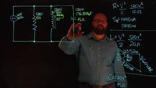 Parallel RLC Power Method [upl. by Nolahc]