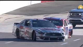 QUIN HOUFF VS JOSH BILICKI  2021 XFINITY 500 NASCAR CUP SERIES AT MARTINSVILLE [upl. by Holmann]