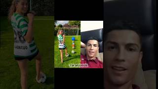 Whatever You Land On Crossbar It 🙈⚽️ see the video Ronaldo foryou shorts [upl. by Gnohp]