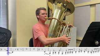 Tuba Excerpt  The Purple Carnival [upl. by Voccola]