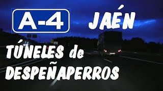 A4 Jaén  Autovía del Sur  Tramo Túneles de Despeñaperros  A4 Highway  Spain [upl. by Niawtna]