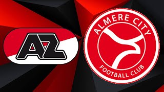 EAS FC 24 Almere City FC Career Mode S01 G05 AZ Alkmaar vs Almere City [upl. by Hough694]