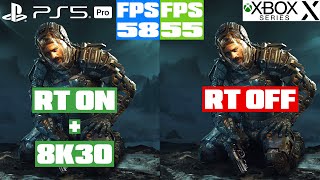 The Callisto Protocol  NEW PS5 Pro Update  8K30FPS With RT On PS5 Pro  PS5 Pro vs Xbox Series X [upl. by Feinberg]