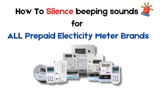 How to silence Alarm Meter Sounds For All Prepaid Electricity Meter brands 2024 Guide [upl. by Bartolome]