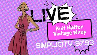 Vintage Halter Wrap Dress [upl. by Akirat]