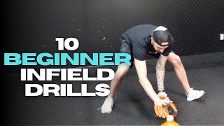 10 Easy Baseball Infield Drills You Can Do At Home [upl. by Hillell]