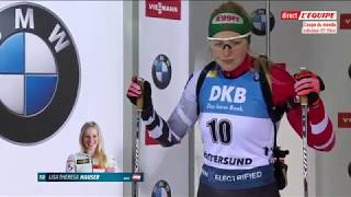 Biathlon Ostersund individuel femmes IBU Cup 201920 05122019 [upl. by Hengel]