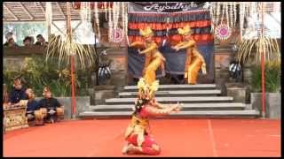 Legong Lanang quotJaya Pangusquot PKB2014 [upl. by Nylyrehc]