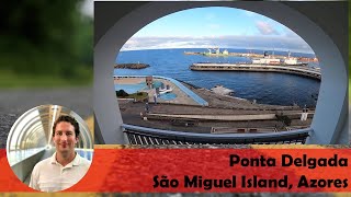 View of the Port in Ponta Delgada on São Miguel Island Azores Time Lapse [upl. by Eph]