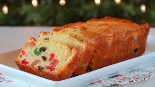 White Fruitcake Recipe  Christmas Cake Recipes [upl. by Nnanaej508]