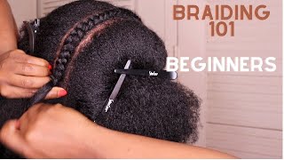 Learn Exactly How to Braid Your 4C Hair Girl  REAL TIME tutorial [upl. by Enitsirhk]