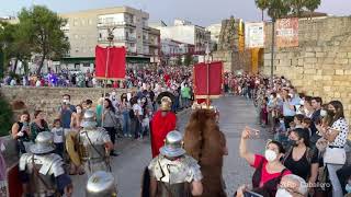 Desfile de legionarios romanos por Augusta Emerita Fiesta Emerita Ludica [upl. by Nestor]