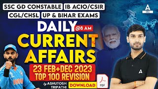 23 Feb Current Affairs 2024  Current Affairs Today GK Question amp Answer by Ashutosh Tripathi [upl. by Baese]