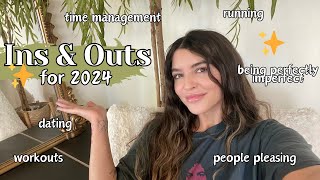 Ins amp Outs for 2024  dating running perfectly imperfect  vlog [upl. by Ettari]