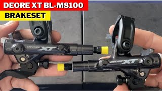 Unboxing the Shimano Deore XT BLM8100 Brakeset The Ultimate Upgrade for Your Mountain Bike [upl. by Llydnek]