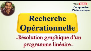 Recherche opérationnelle  Résolution graphique dun programme linéaire [upl. by Beyer]