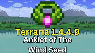 Terraria Anklet of the Wind seed 1449 [upl. by Faxen]