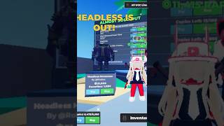 🍬 Giveaway Fake headless  roblox headlesshorseman fakeheadless [upl. by Anwahs]