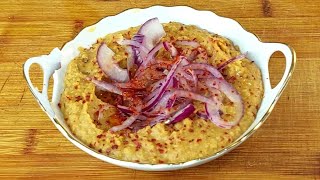 Bu Rum mezesini çok az kişi biliyor Eski ustanın sır Meze Tarifi MERCİMEK FAVA SOĞANLI HUMUS [upl. by Wilone139]