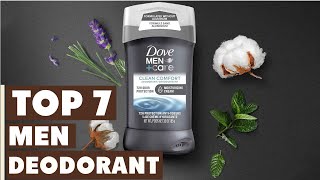 Top 7 Best Deodorant for Mens in 2024 [upl. by Yllrebmik792]