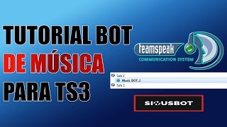 Cómo poner bot de música en TEAMSPEAK3 con SINUSBOT [upl. by Ahsienyt]