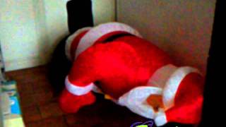 GONFIABILE BABBO NATALE GIGANTE 180 CM NUOVO 180 MT SANTA CLAUS INFLATE LED [upl. by Leid]