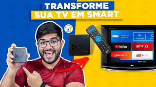 CHEGOU TV box MAIS VENDIDA do Brasil Smart Tv Pro 16GB de memória e rápida [upl. by Hyps]