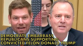 Swalwell Schiff EVISCERATE Trump’s Capitol Visit [upl. by Assirk]