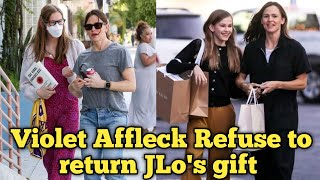 Ben Affleck Daughter Violet Affleck told Jennifer Garner she will not Return Jennifer Lopez Gift [upl. by Frye]