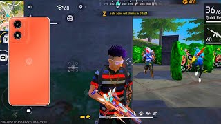 ⚡ Moto G04 Free Fire Max Gameplay Test ⚡ Moto G04 Free Fire Max Gaming Test [upl. by Drahcir]