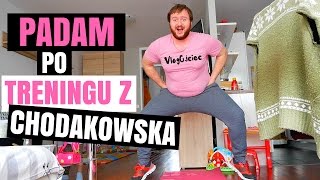 Chodakowska POCZĄTKUJĄCY ćwiczy SKALPEL i KONA na podłodze VLOG  QampA [upl. by Nurat]