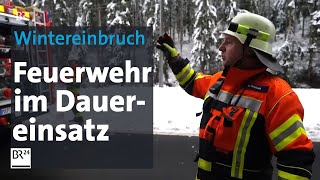 Wintereinbruch in Bayern quotSchnee und Glätte bleibenquot  BR24 [upl. by Aneryc]