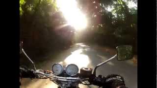 Thailand by Motorcycle  Cafe Racer  Yamaha SR 400 [upl. by Lorelie521]