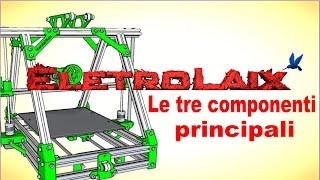 Costruire una Stampante 3D Le tre componenti principali N° 2 [upl. by Redmond]