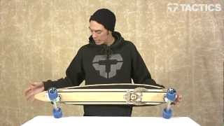 Landyachtz Pinner Bamboo 44 Inch Complete Longboard Review  Tacticscom [upl. by Elmina173]