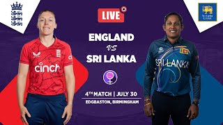 🔴 LIVE Match 4  England vs Sri Lanka Women  Commonwealth Games Cricket  B2022 CWG2022 [upl. by Okorih354]