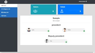 online voting management system using PHP and MYSQL [upl. by Alma]