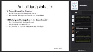 Homöopathie Zertifikat  AusbildungsInhalte und Kursablauf [upl. by Artemisia]